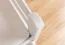 Letto a soppalco "Easy Premium Line" K22/n in faggio massello bianco - 90 x 200 cm