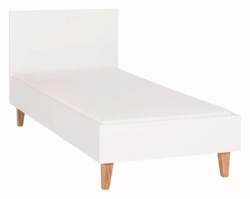 Letto singolo "Syrina" 12, bianco - 90 x 200 cm