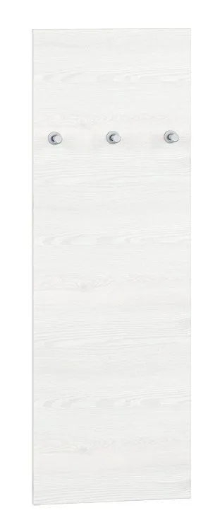 Appendiabiti "Fjends" 08, pino, bianco - 102 x 34 x 2 cm (h x l x p)