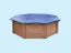 Copertura per piscina in legno Verano 01 - 307 x 355 x 116 cm